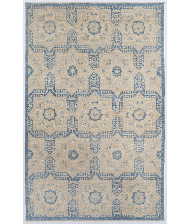 Hand Knotted Serenity Wool Rug 3'  11" x 6'  2" - No. AT10912