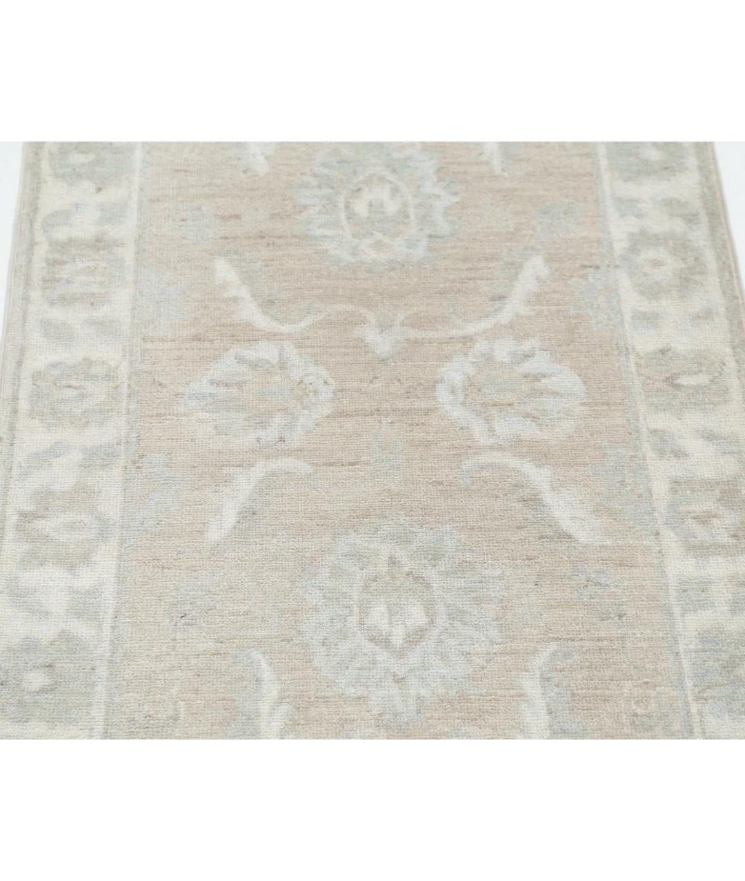 Brown Afghan Serenity Rug 2' 2" x 3' 4" Hand-Knotted | No. AT39157