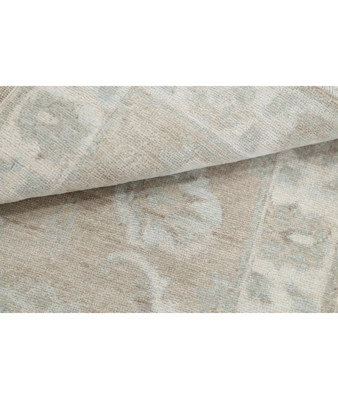 Brown Afghan Serenity Rug 2' 2" x 3' 4" Hand-Knotted | No. AT39157