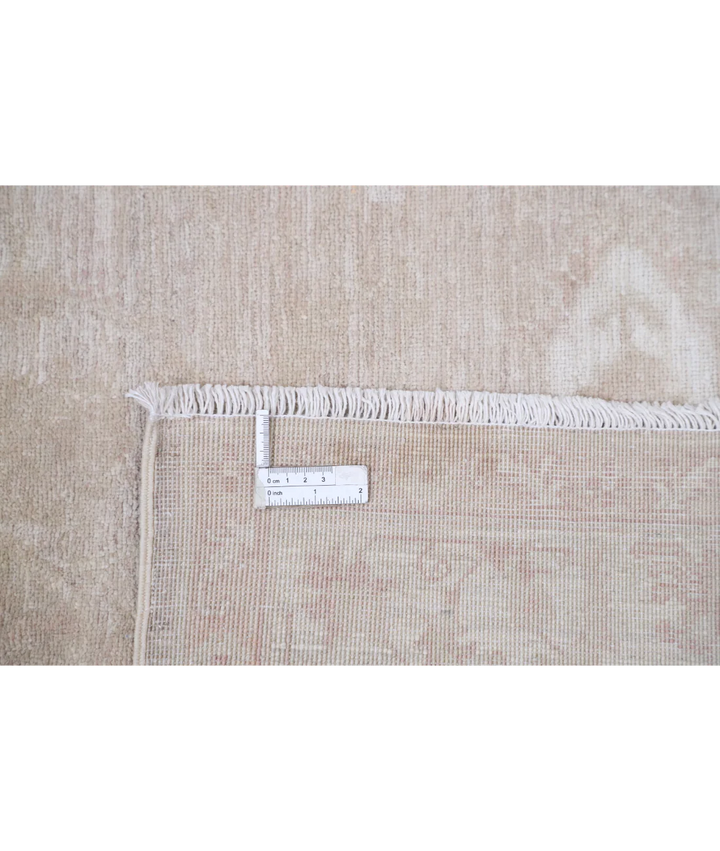 Beige Afghan Serenity Rug 3' 11" x 5' 7" Hand-Knotted | No. AT61340