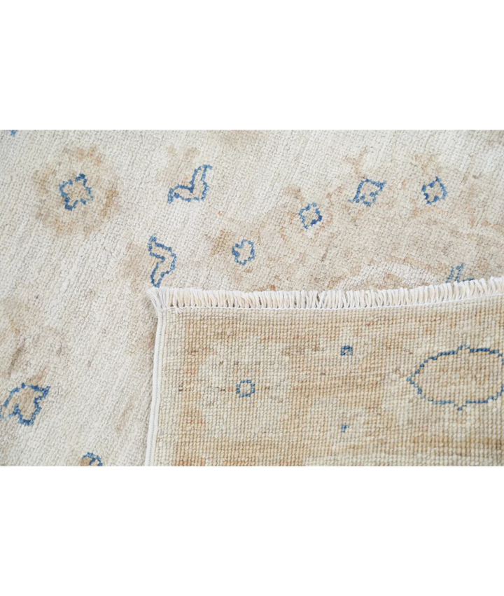 Beige Afghan Serenity Rug 2' 6" x 3' 9" Hand-Knotted | No. AT62956
