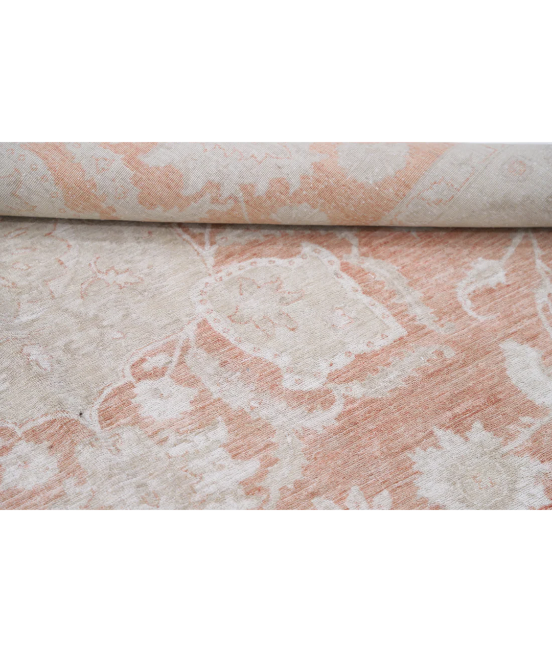 Red Afghan Serenity Rug 5' 9" x 9' 6" Hand-Knotted | No. AT56140