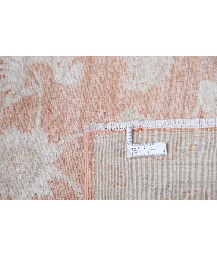 Red Afghan Serenity Rug 5' 9" x 9' 6" Hand-Knotted | No. AT56140