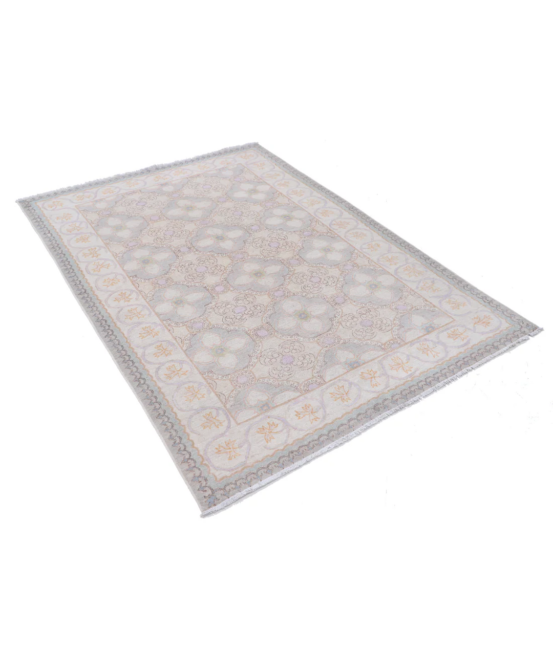 Hand Knotted Serenity Wool Rug 4' 9" x 6' 8" - No. AT16655
