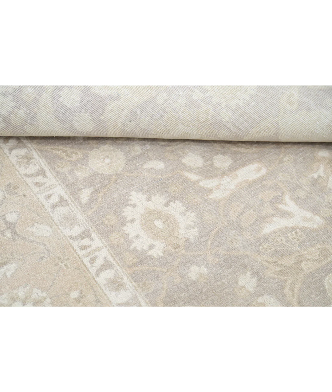 Brown Afghan Serenity Rug 8' 11" x 12' 3" Hand-Knotted | No. AT68065