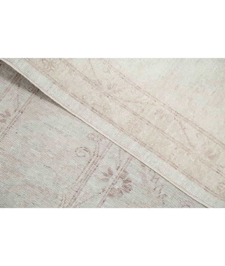 Ivory Afghan Serenity Rug 8' 9" x 11' 10" Hand-Knotted | No. AT77187