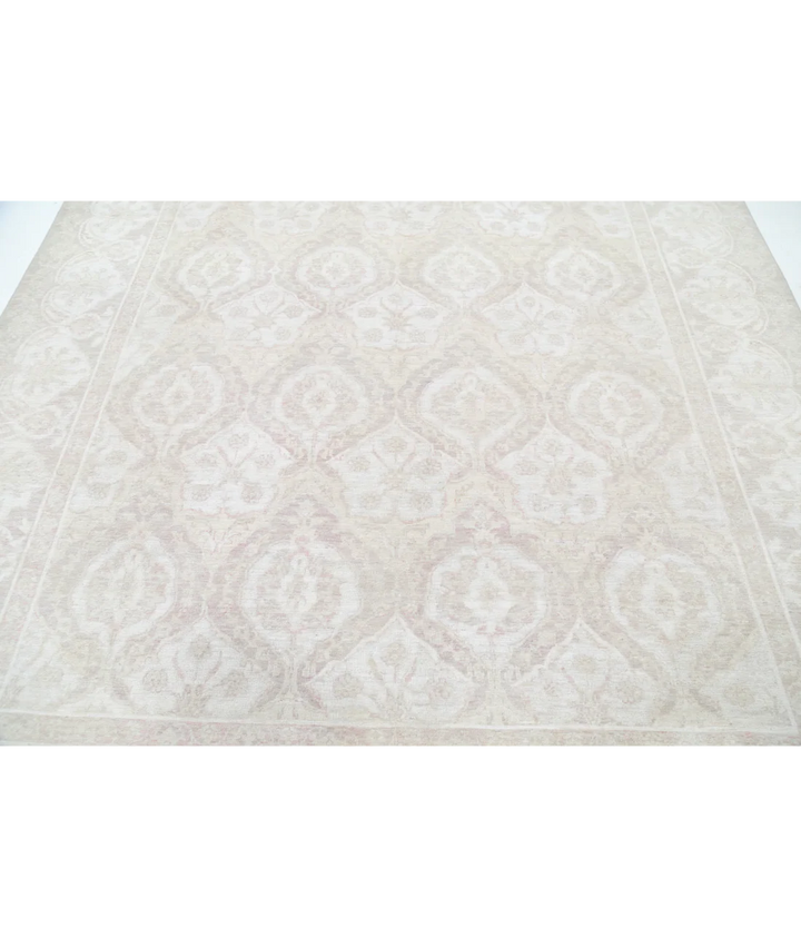 Brown Afghan Serenity Rug 8' 2" x 9' 9" Hand-Knotted | No. AT79395