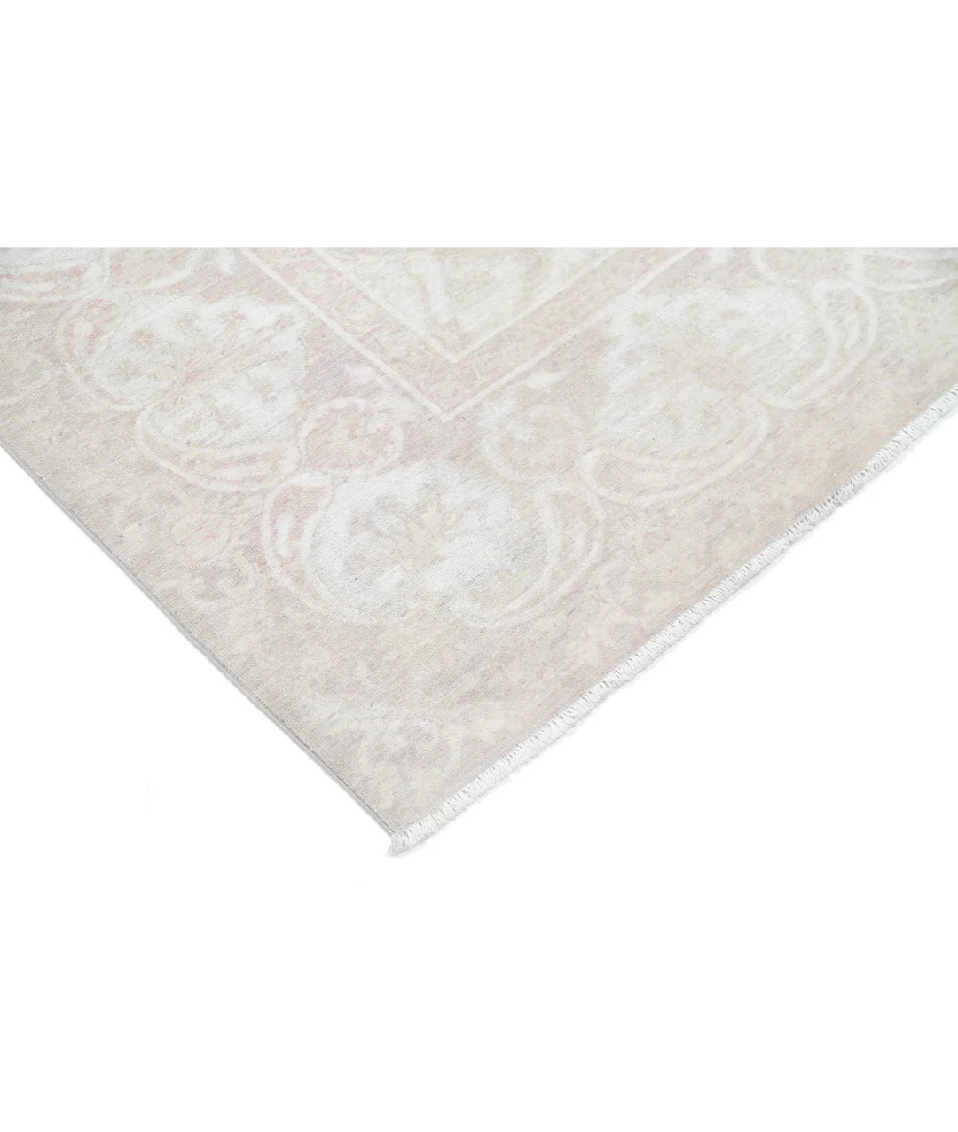 Brown Afghan Serenity Rug 8' 2" x 9' 9" Hand-Knotted | No. AT79395