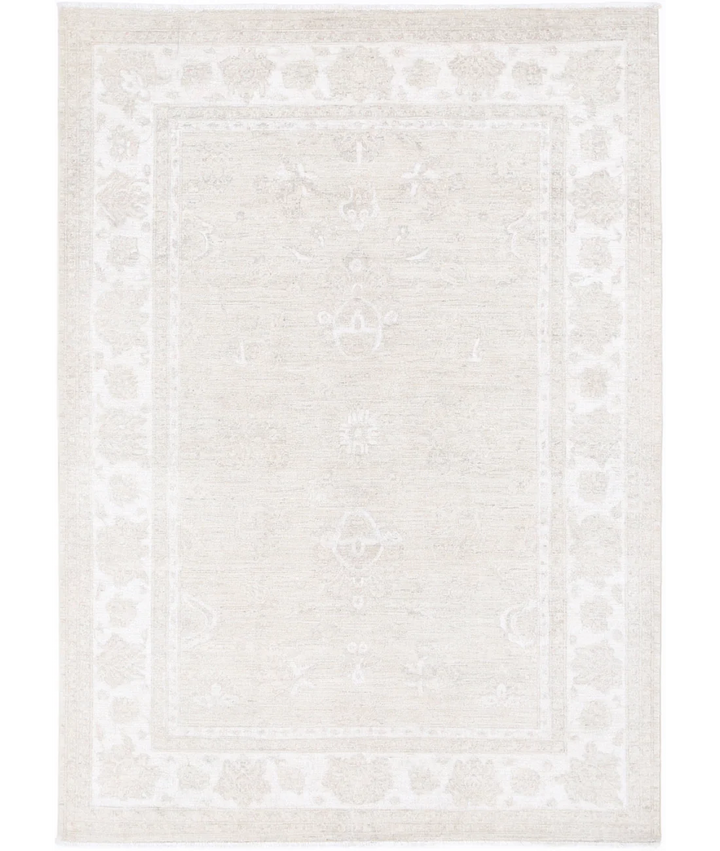 Hand Knotted Serenity Wool Rug 5' 5" x 7' 9" - No. AT55339
