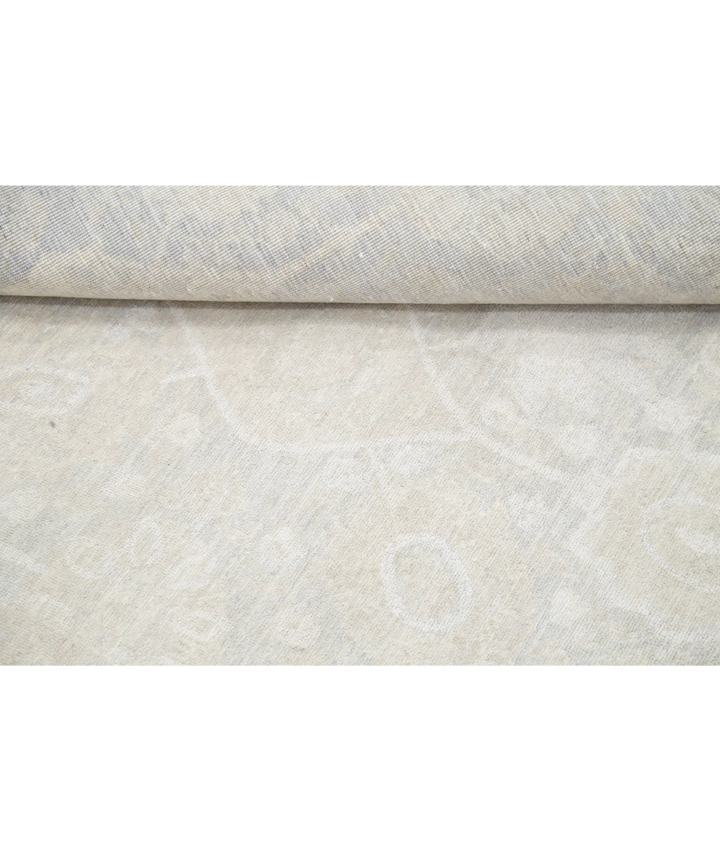 Brown Afghan Serenity Rug 6' 1" x 9' 0" Hand-Knotted | No. AT61224