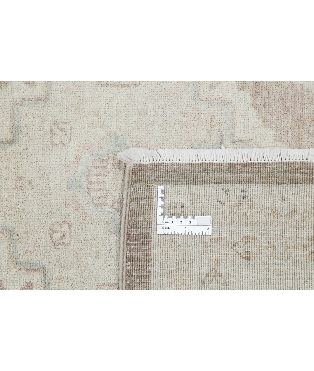 Brown Afghan Serenity Rug 8' 9" x 11' 4" Hand-Knotted | No. AT35022