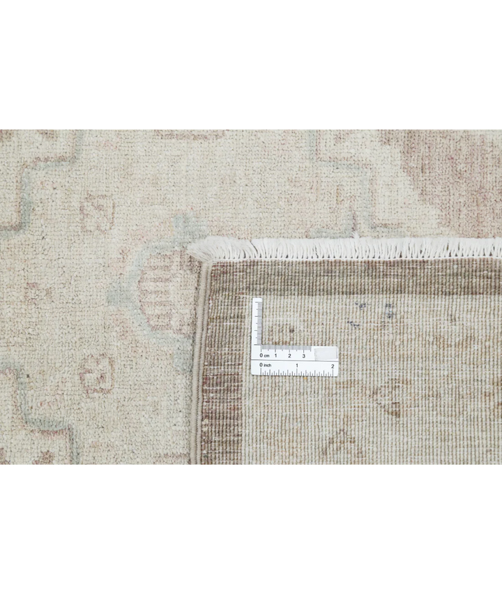 Brown Afghan Serenity Rug 8' 9" x 11' 4" Hand-Knotted | No. AT35022