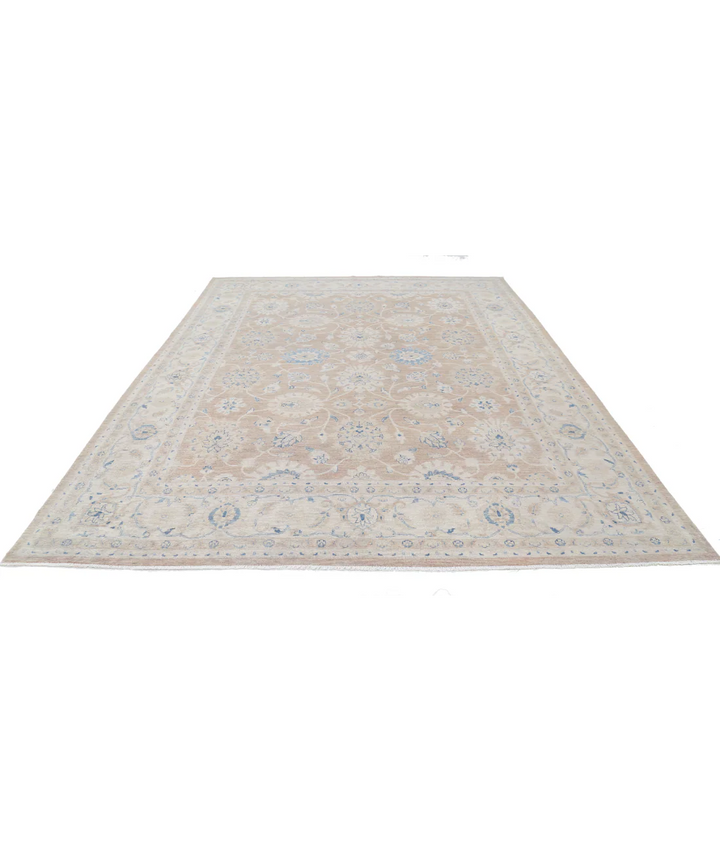 Brown Afghan Serenity Rug 8' 9" x 11' 8" Hand-Knotted | No. AT51056