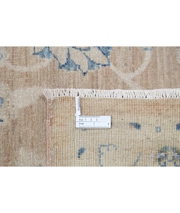 Brown Afghan Serenity Rug 8' 9" x 11' 8" Hand-Knotted | No. AT51056