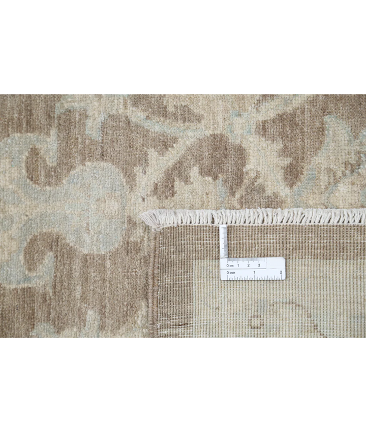 Brown Afghan Serenity Rug 8' 0" x 10' 0" Hand-Knotted | No. AT31350