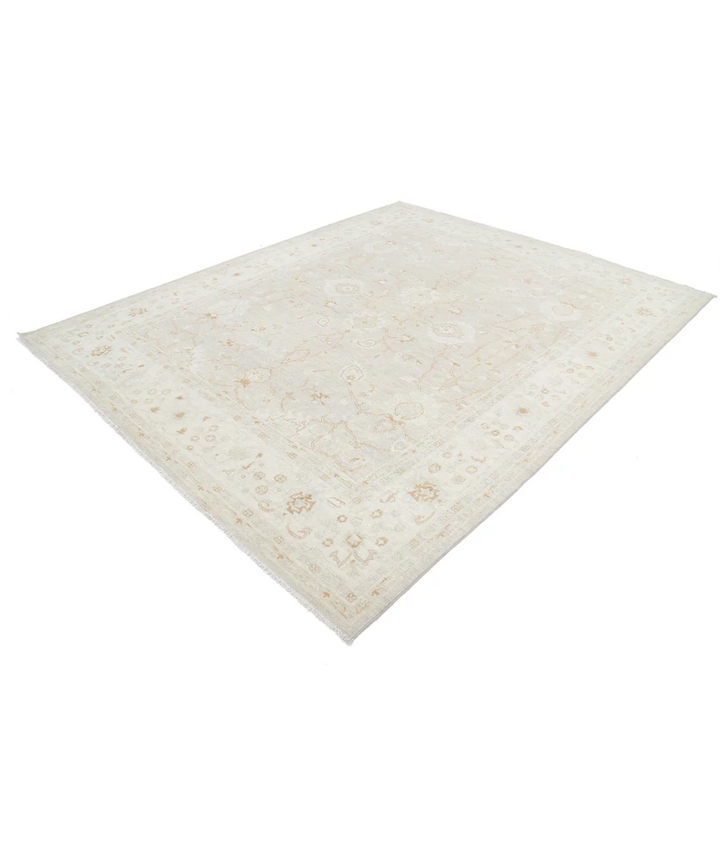 Brown Afghan Serenity Rug 8' 0" x 9' 11" Hand-Knotted | No. AT67386
