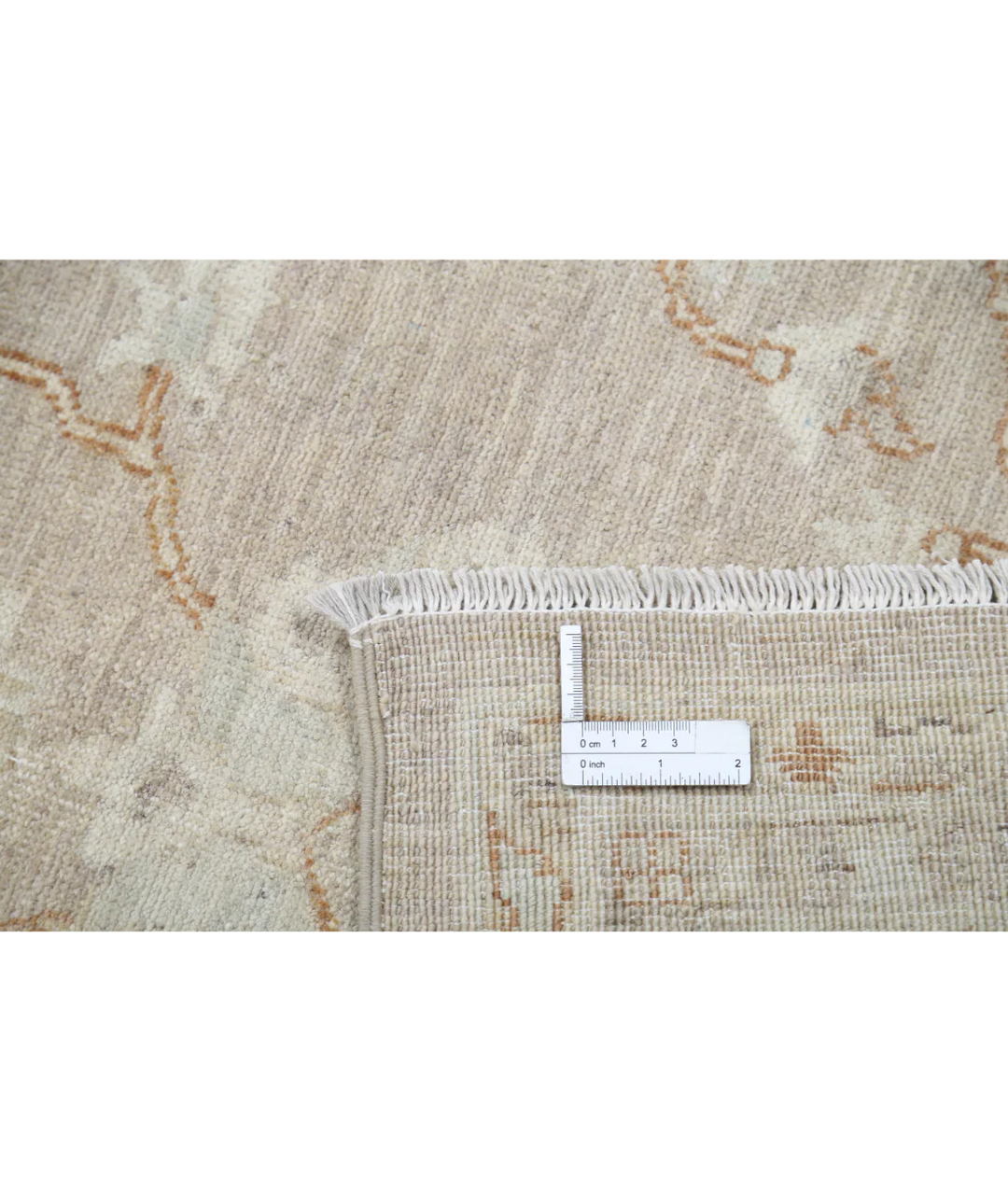 Brown Afghan Serenity Rug 8' 0" x 9' 11" Hand-Knotted | No. AT67386