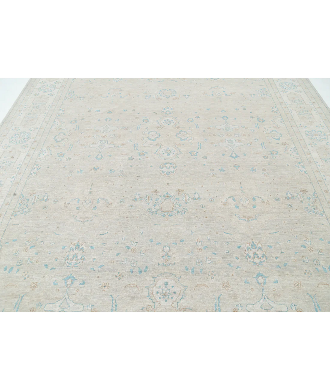 Hand Knotted Serenity Wool Rug 9' 1" x 11' 5" - No. AT420887