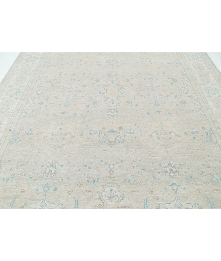 Hand Knotted Serenity Wool Rug 9' 1" x 11' 5" - No. AT420887