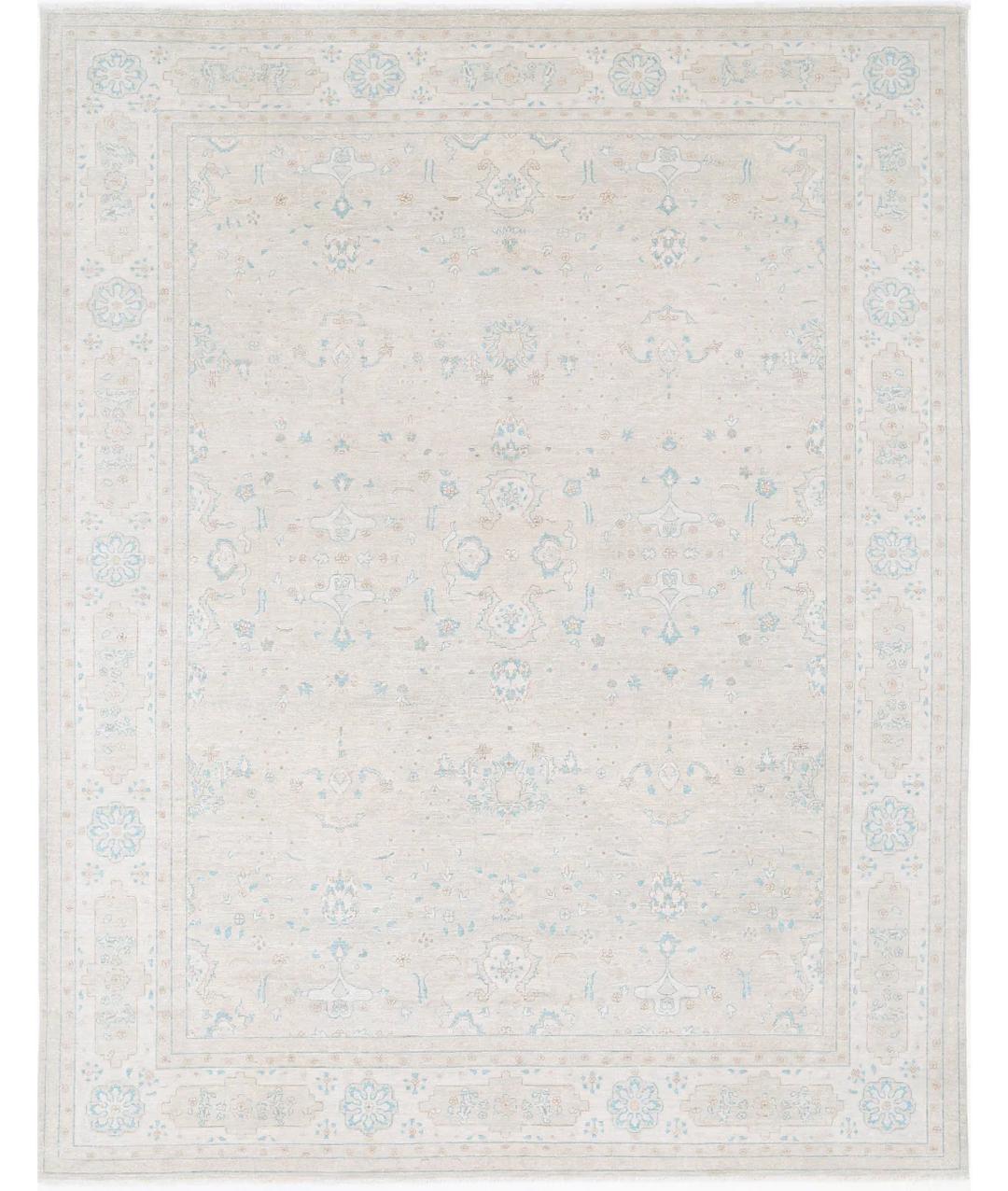 Hand Knotted Serenity Wool Rug 9' 1" x 11' 5" - No. AT12646