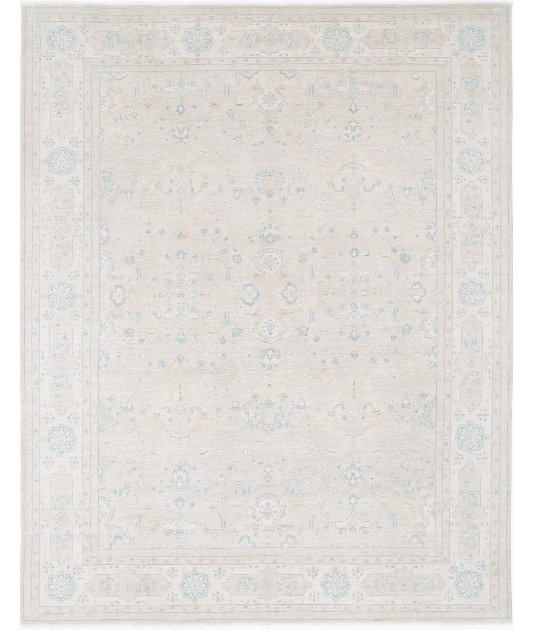 Hand Knotted Serenity Wool Rug 9' 1" x 11' 5" - No. AT12646