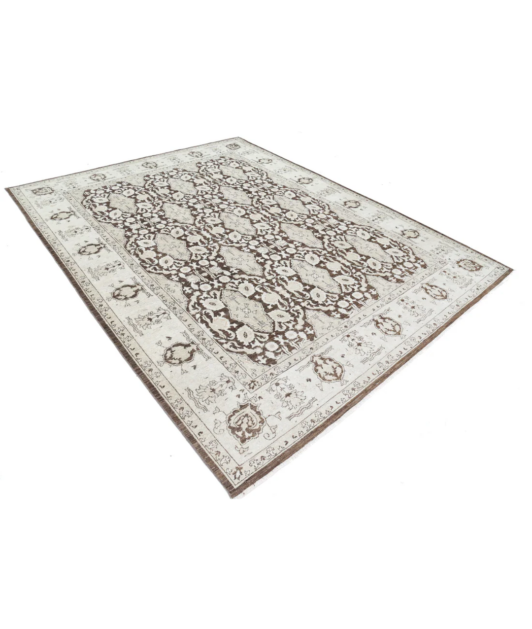 Hand Knotted Serenity Wool Rug 7' 10" x 9' 11" - No. AT621829