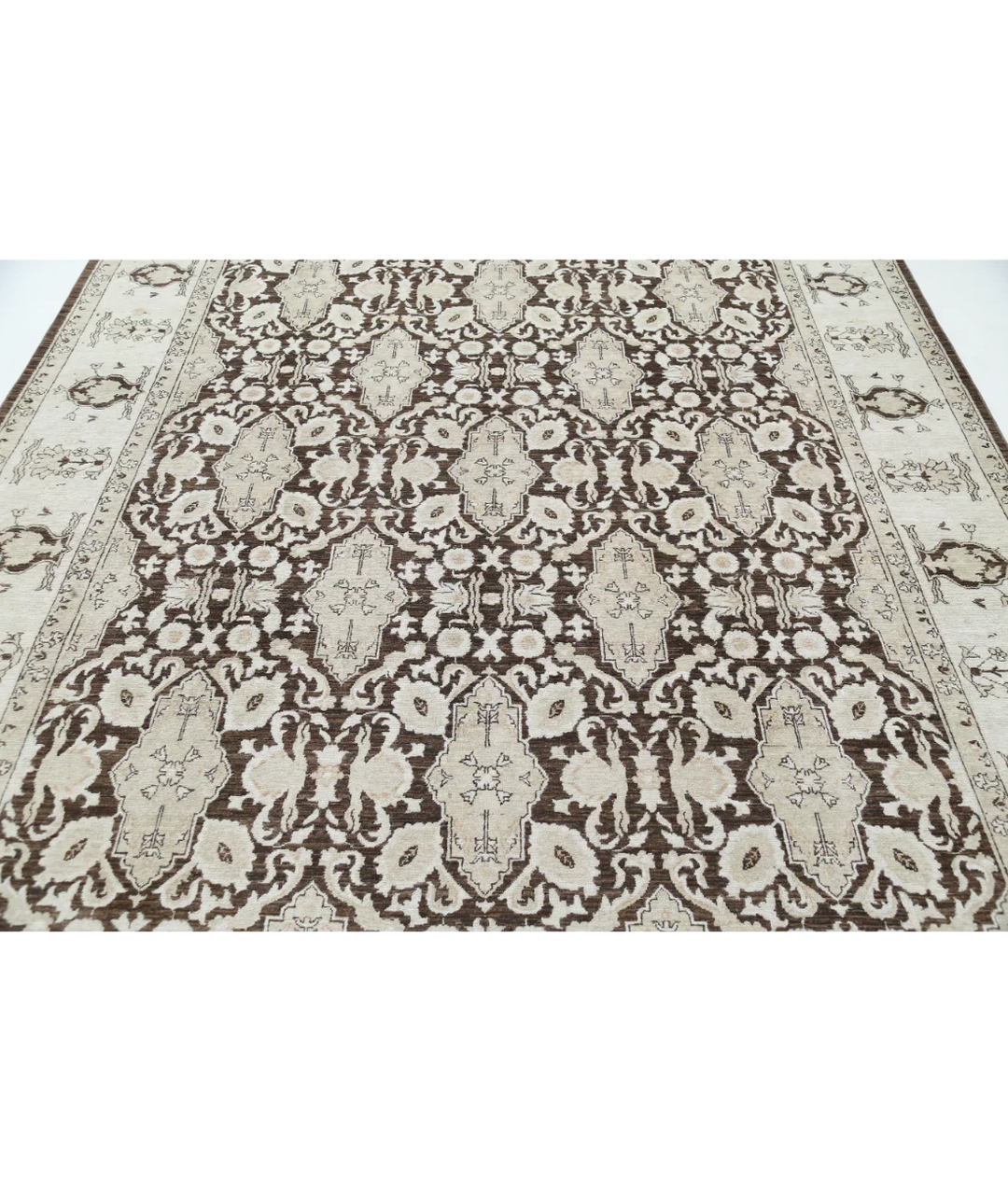 Hand Knotted Serenity Wool Rug 7' 10" x 9' 11" - No. AT621829