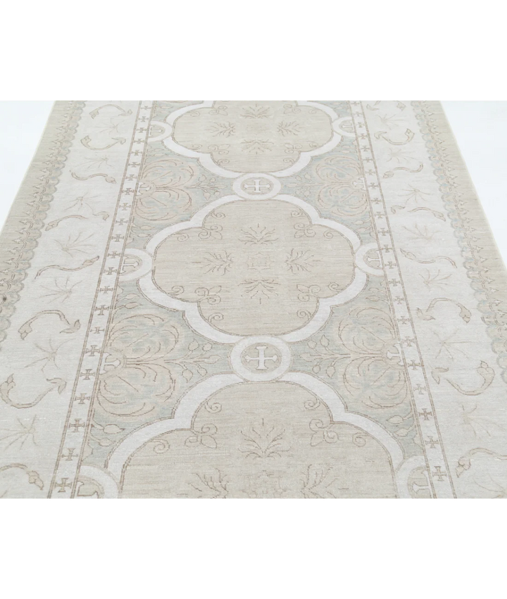 Afghan Tabriz Rug 5' 2" x 9' 10" Hand-Knotted | No. AT89234