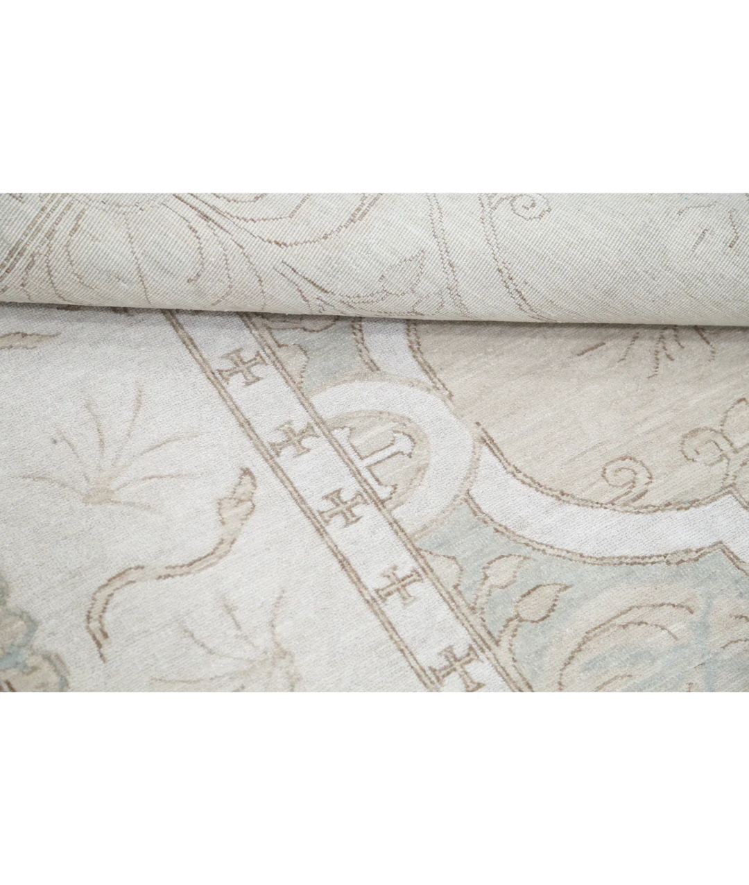 Afghan Tabriz Rug 5' 2" x 9' 10" Hand-Knotted | No. AT89234