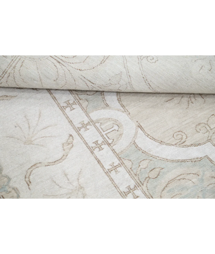Afghan Tabriz Rug 5' 2" x 9' 10" Hand-Knotted | No. AT89234