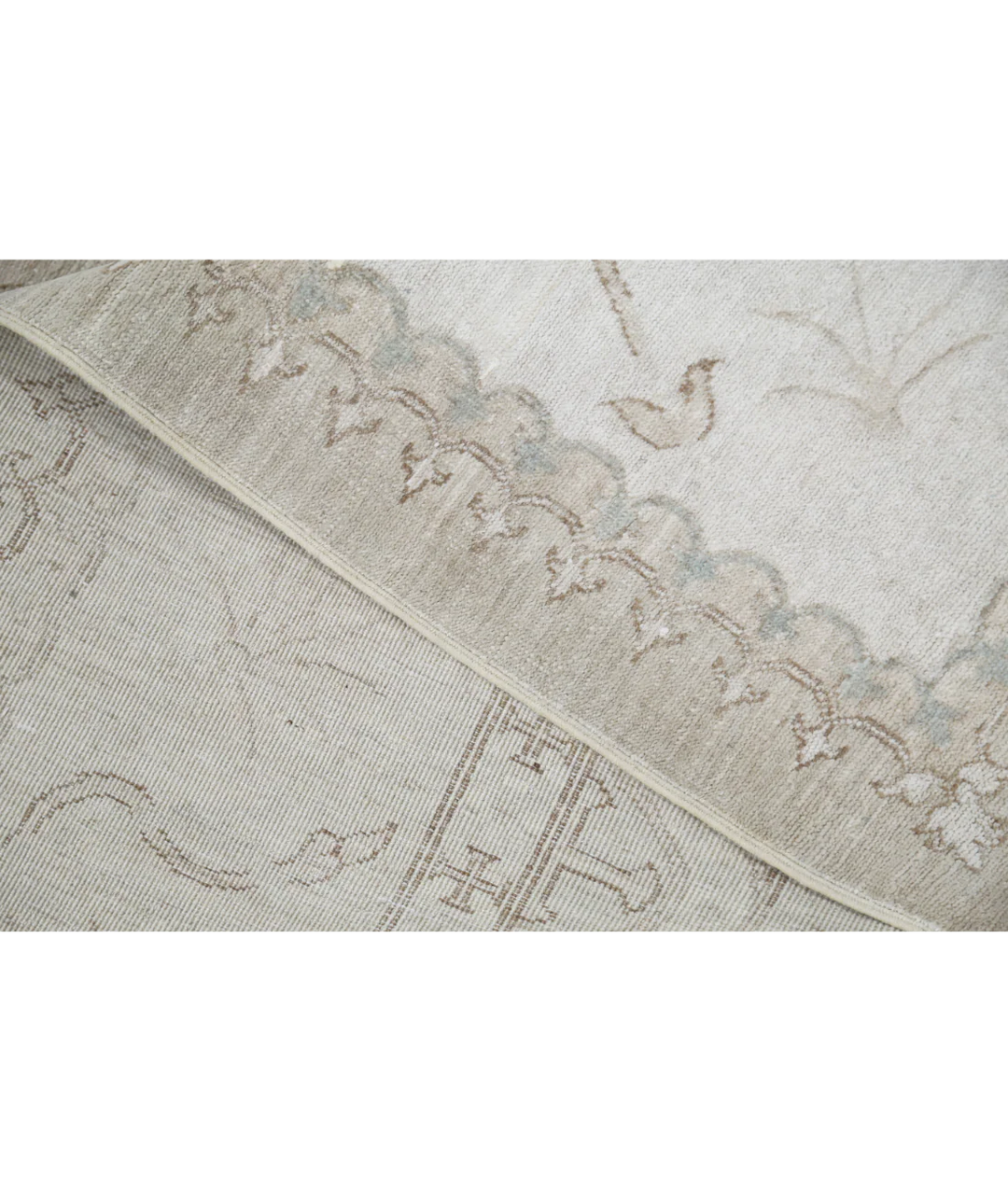 Afghan Tabriz Rug 5' 2" x 9' 10" Hand-Knotted | No. AT89234