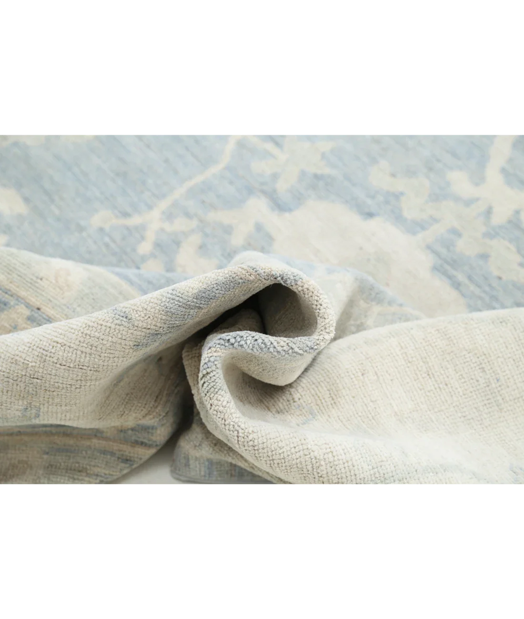 Grey Afghan Oushak Rug 11' 11" x 17' 7" Hand-Knotted | No. AT183932