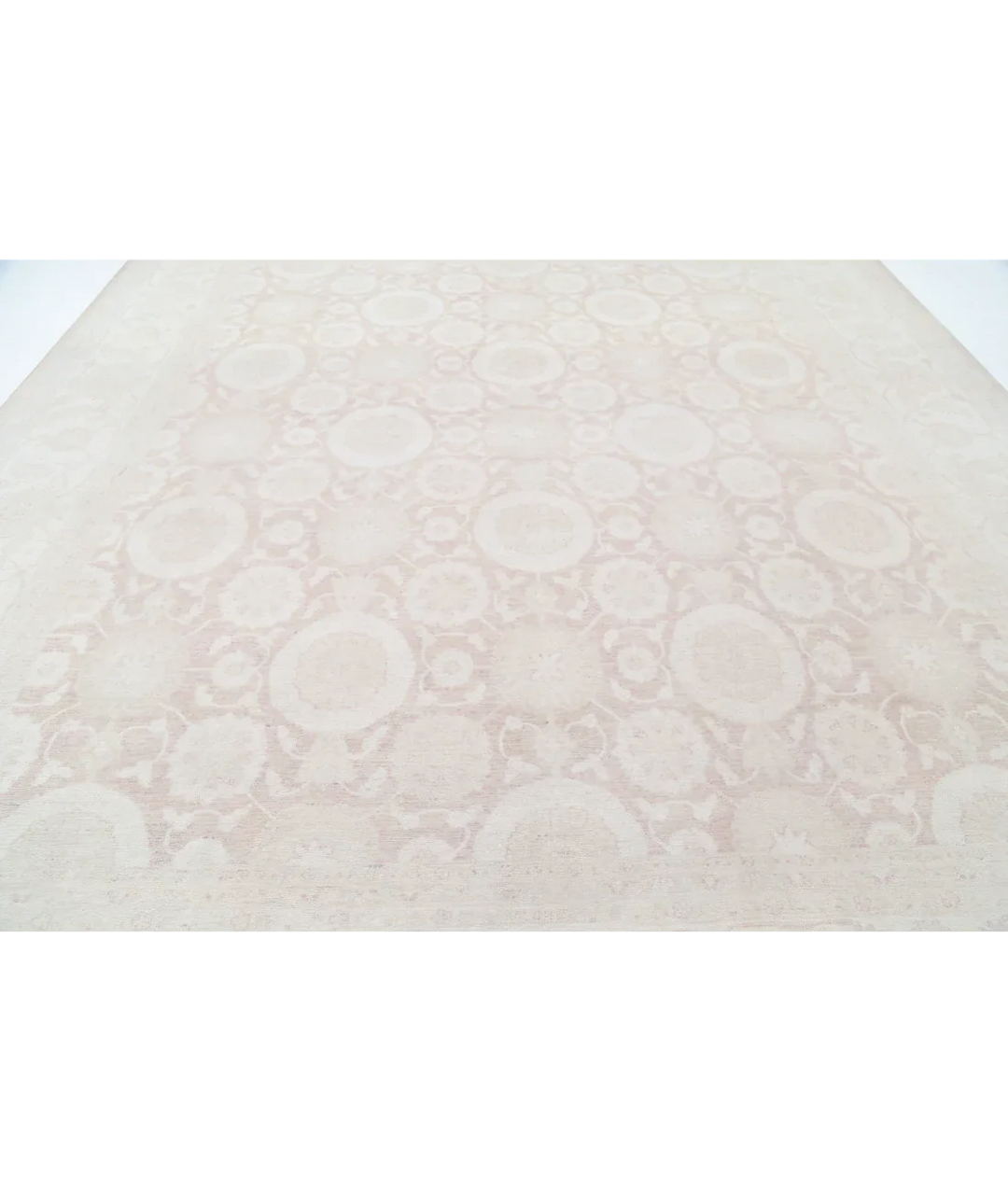 Brown Afghan Serenity Rug 11' 8" x 13' 4" Hand-Knotted | No. AT42597