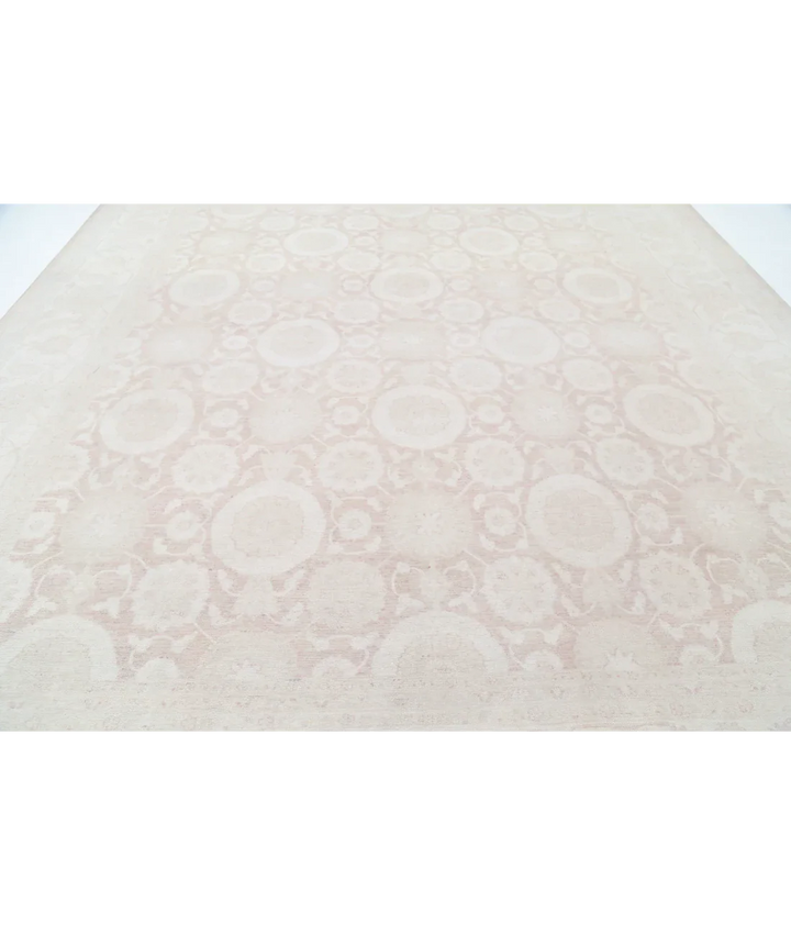 Brown Afghan Serenity Rug 11' 8" x 13' 4" Hand-Knotted | No. AT42597