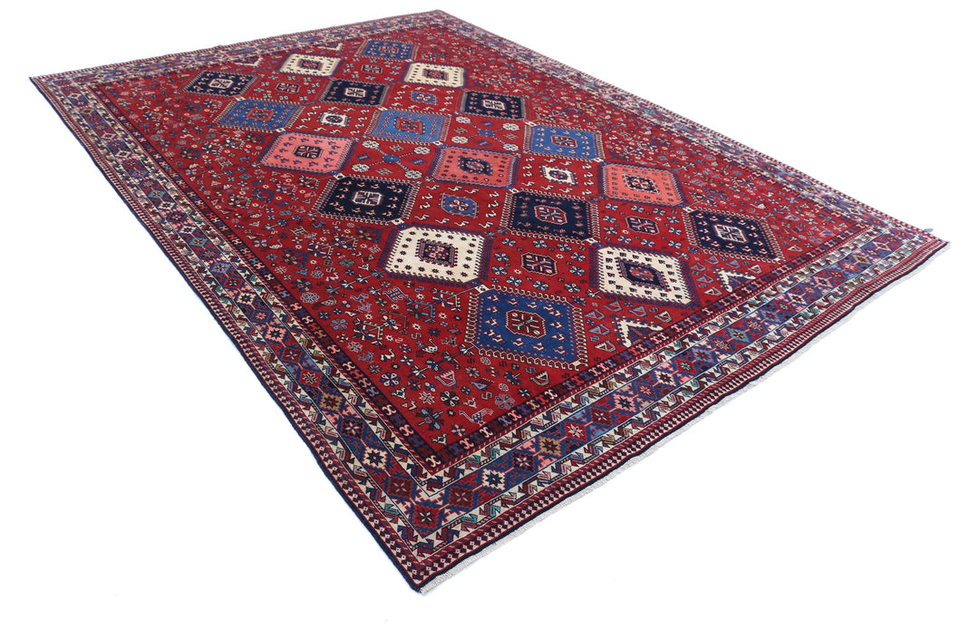 Afghan Shiraz Rug 8' 3" x 12' 1" Hand-Knotted | No. AT61393