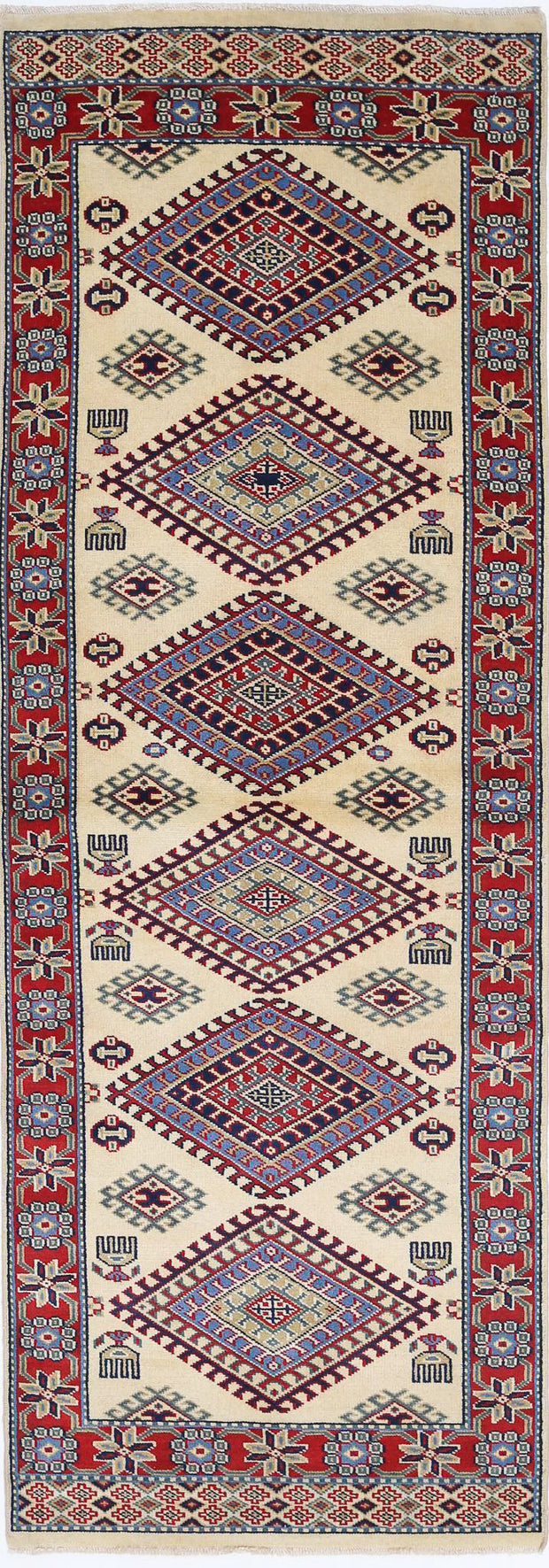 Hand Knotted Tribal Shirvan Wool Rug 2' 0" x 6' 1" - No. AT21070