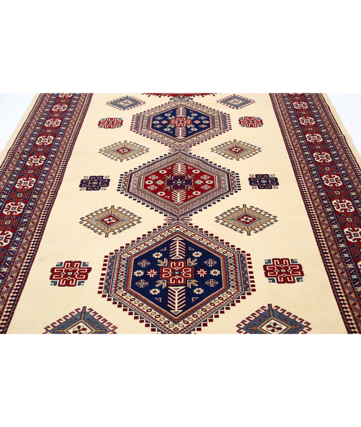 Afghan Tribal Shirvan Rug 7' 0" x 9' 10" Hand-Knotted | No. AT10192