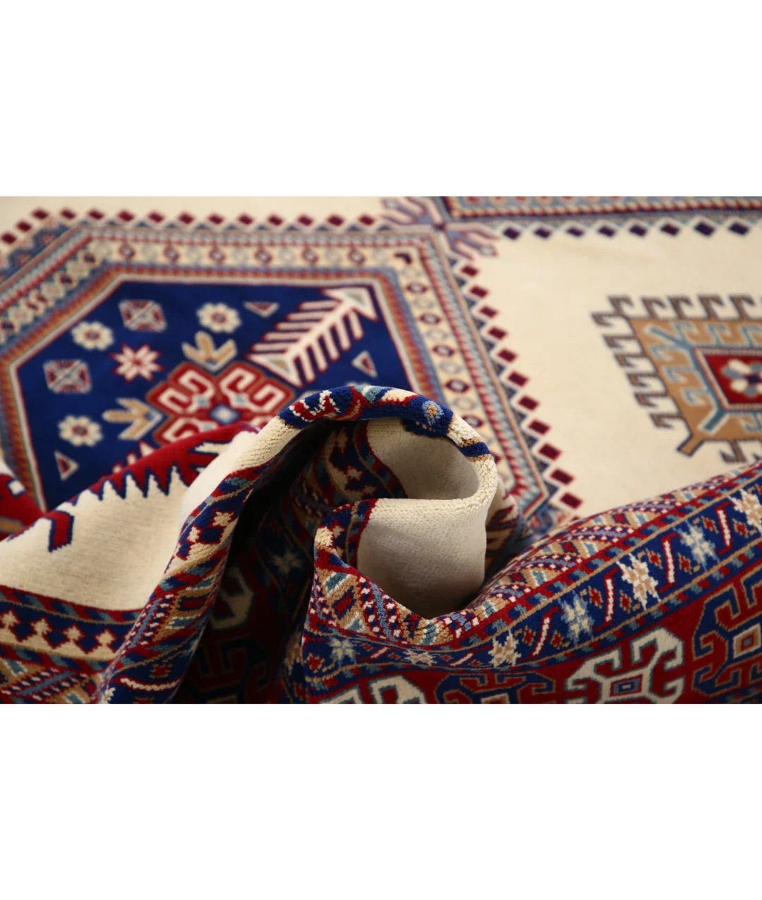 Afghan Tribal Shirvan Rug 7' 0" x 9' 10" Hand-Knotted | No. AT10192