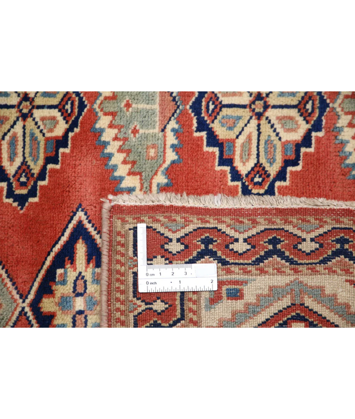 Afghan Tribal Shirvan Rug 6'3" x 8'9" Hand-Knotted | No. AT95415