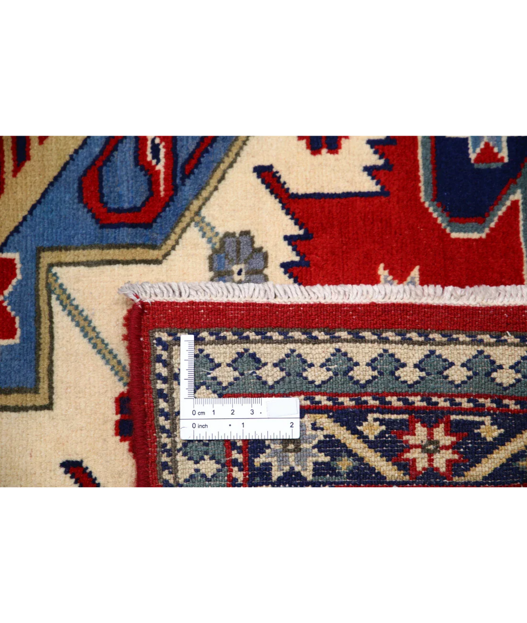 Afghan Tribal Shirvan Rug 5' 3" x 7' 9" Hand-Knotted | No. AT55753