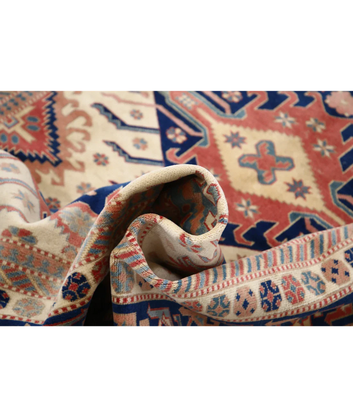 Afghan Tribal Shirvan Rug 5' 3" x 6' 9" Hand-Knotted | No. AT87214