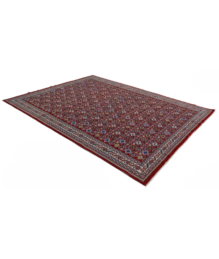 Afghan Tribal Shirvan Rug 7' 5" x 9' 8" Hand-Knotted | No. AT25583