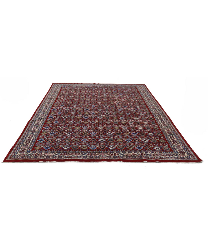 Afghan Tribal Shirvan Rug 7' 5" x 9' 8" Hand-Knotted | No. AT25583