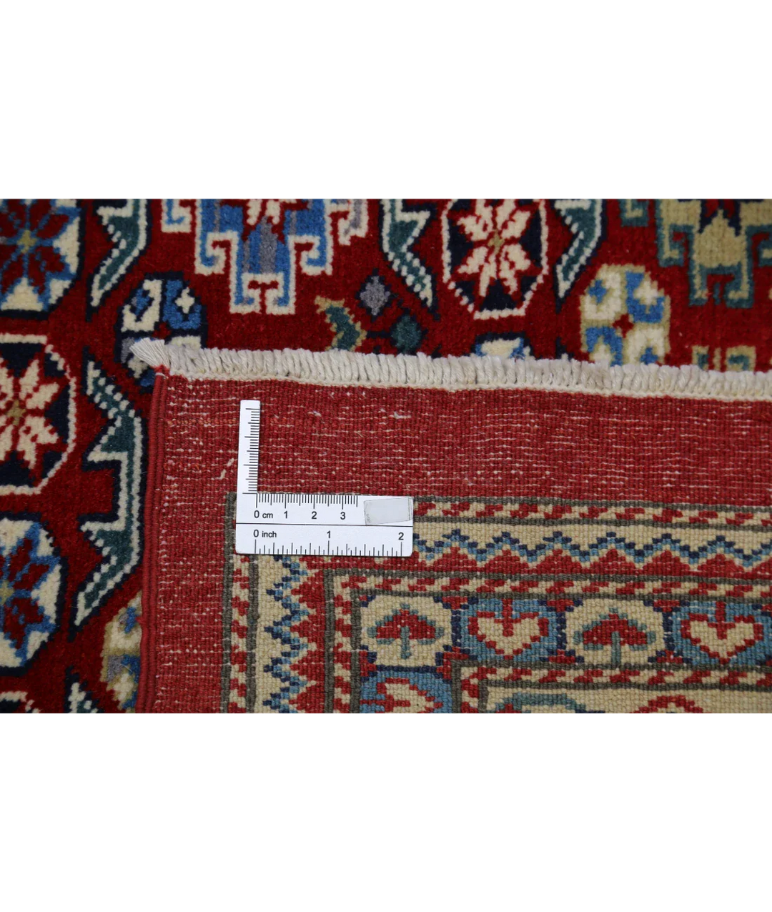 Afghan Tribal Shirvan Rug 7' 5" x 9' 8" Hand-Knotted | No. AT25583