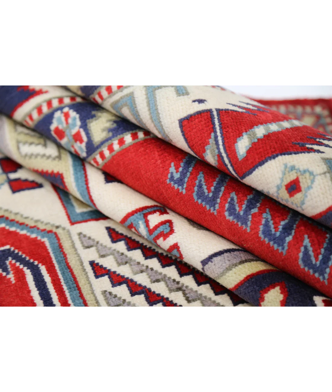 Afghan Shirvan Tribal Rug 5' 2" x 7' 6" Hand-Knotted | No. AT38603
