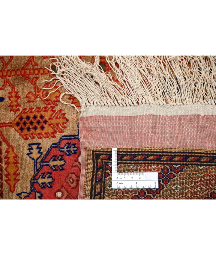 Hand Knotted Tribal Silk Tane Silk Rug 4' 0" x 5' 3" - No. AT981847