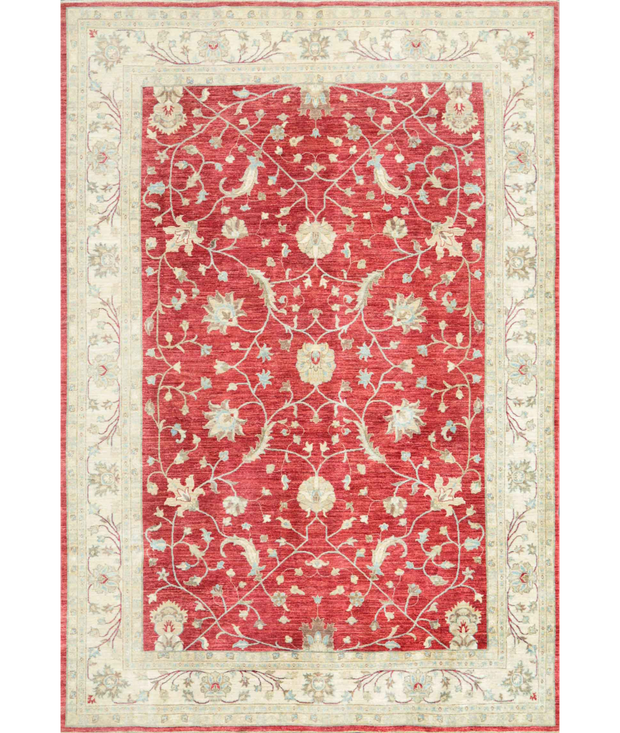 Hand Knotted Sultanabad Wool Rug 8'  2" x 11'  3" - No. AT16253