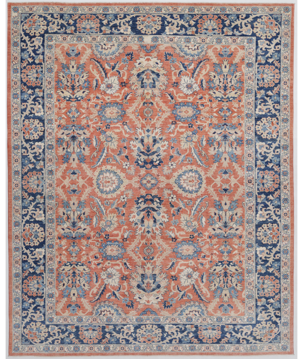 Hand Knotted Sultanabad Wool Rug 7'  10" x 9'  10" - No. AT93285