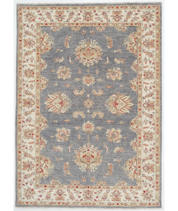 Hand Knotted Sultanabad Wool Rug 4'  1" x 5'  8" - No. AT39696