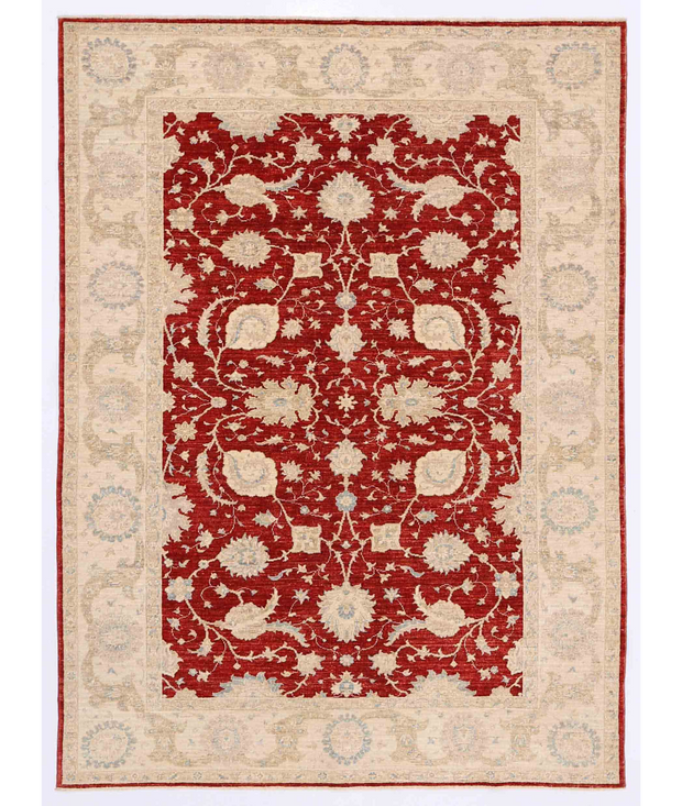 Hand Knotted Sultanabad Wool Rug 5'  7" x 7'  9" - No. AT13934